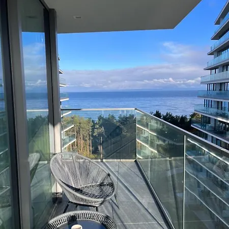 Apartmán Wave Tyballtic 7th Floor With Two Bedrooms And Sea View! Miedzyzdroje